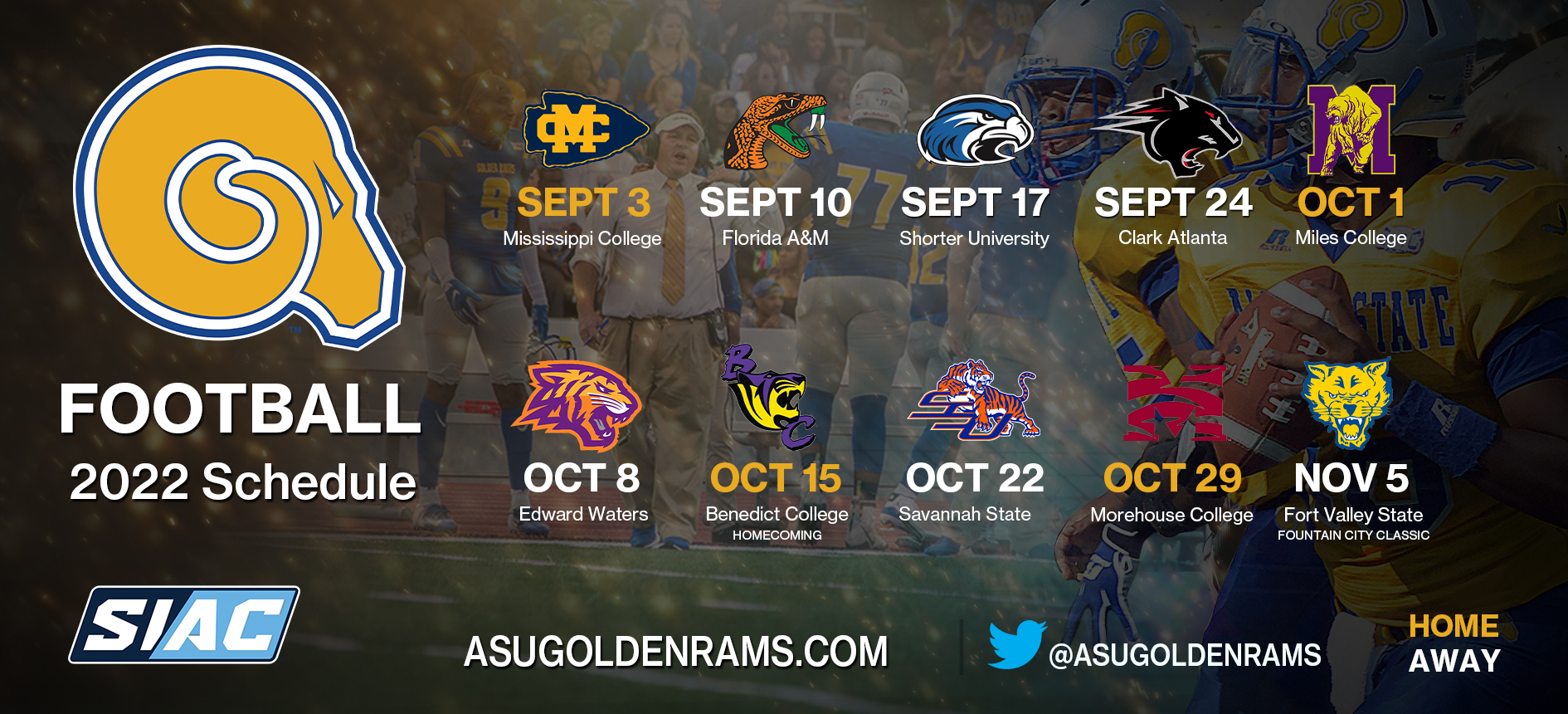 Golden Rams Announce 2022 Football Schedule Golden Rams Announce 2022 Football Schedule